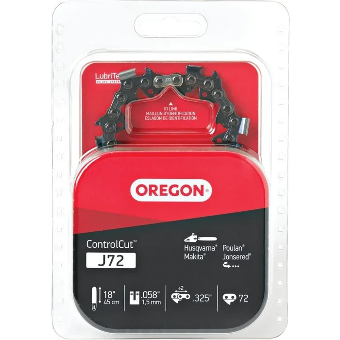 Oregon Cutting J72 Chainsaw Chain 18 In. J72