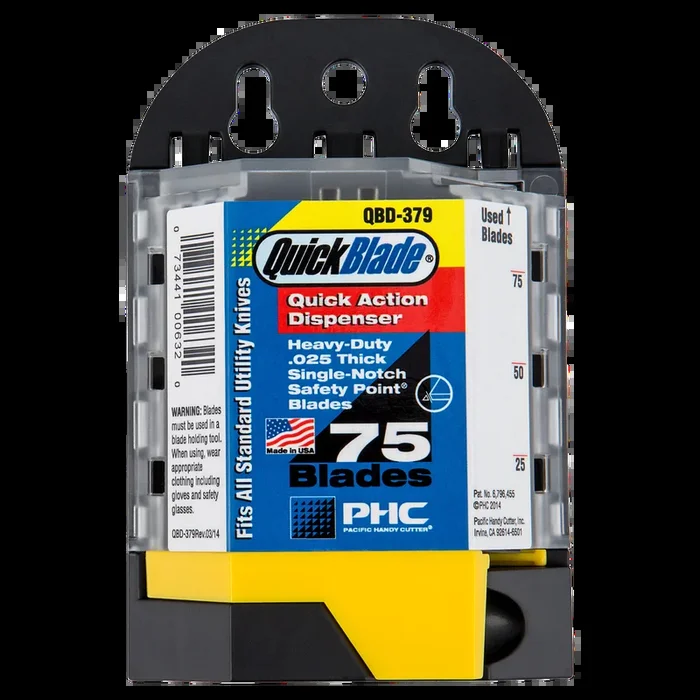 Pacific Handy Cutter B11205-7 Quickblade Dispenser with SPS-92 Blades