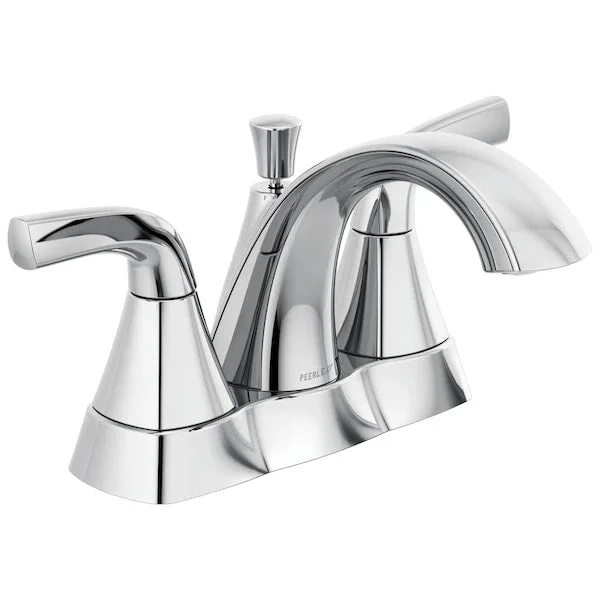 Peerless P2535LF Delta Chrome Peerless Parkwood Two Handle Centerset Lavatory Faucet