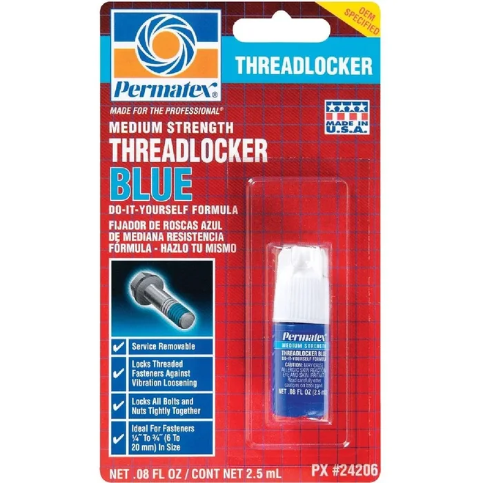 Permatex 24206 Medium Strength Threadlocker 0.08 Oz