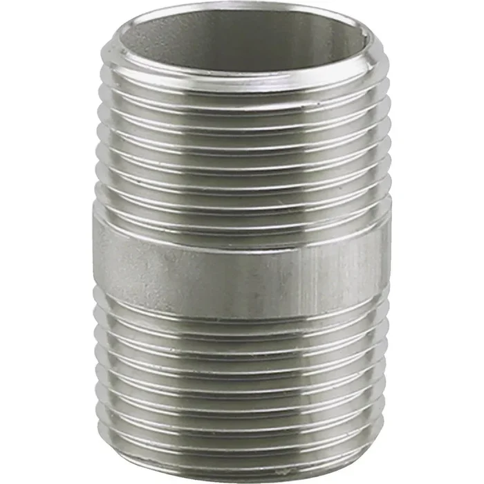 Plumb-Eeze U2-SSN-0730 3/4 In. MIP x 3 In. Stainless Steel Nipple