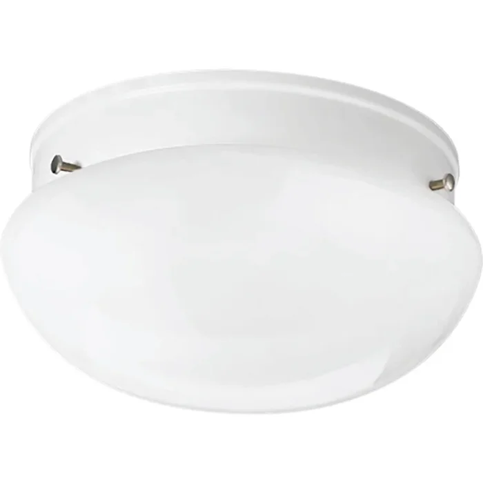 Progress Lighting P3408-30 Fitter 1-60W MED CLSE TO CLG WH