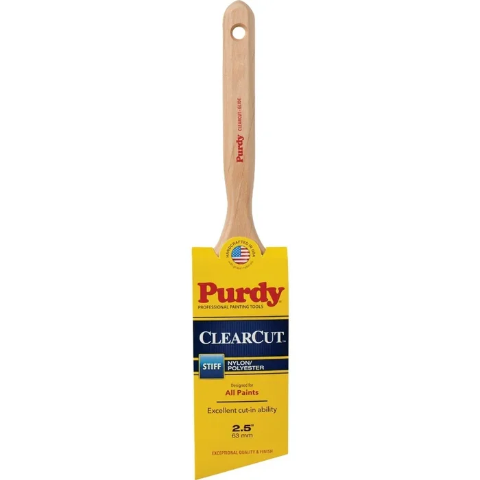 Purdy 144152125 Clearcut Glide 2-1/2 In. Angular Trim Stiff Paint Brush