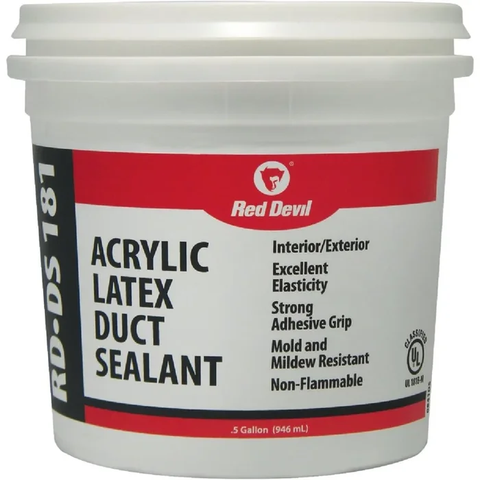 Red Devil 0841DS RD-DS 181 0.5 Gal. Acrylic Latex Duct Sealant
