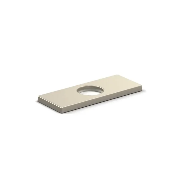 Riobel 4-Inch Center Kitchen Faucet Deck Plate In Brushed Nickel