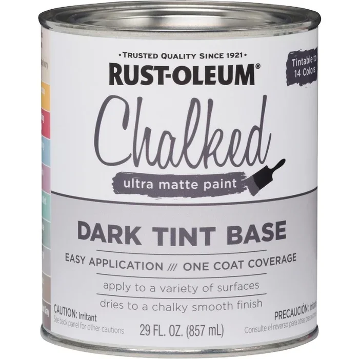 Rust-Oleum 287689 Chalked Dark Tint Ultra Matte 29 Oz. Chalk Paint