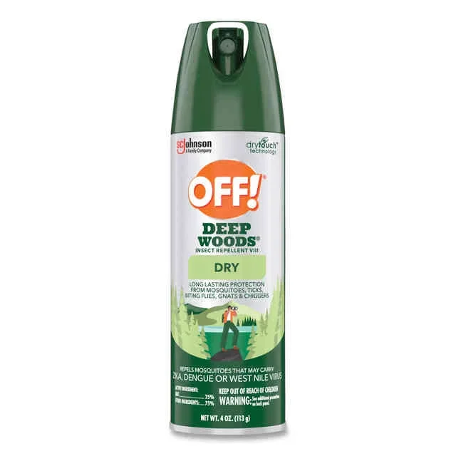 SC Johnson 315652 OFF! Deep Woods Aerosol Insect Repellent 4 oz