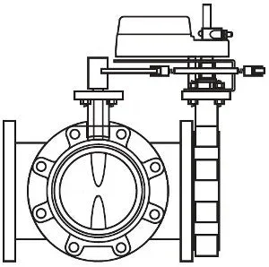 Schneider Electric VSFS-630C-E24-L-11 Valve Actuator Assembly 2 in