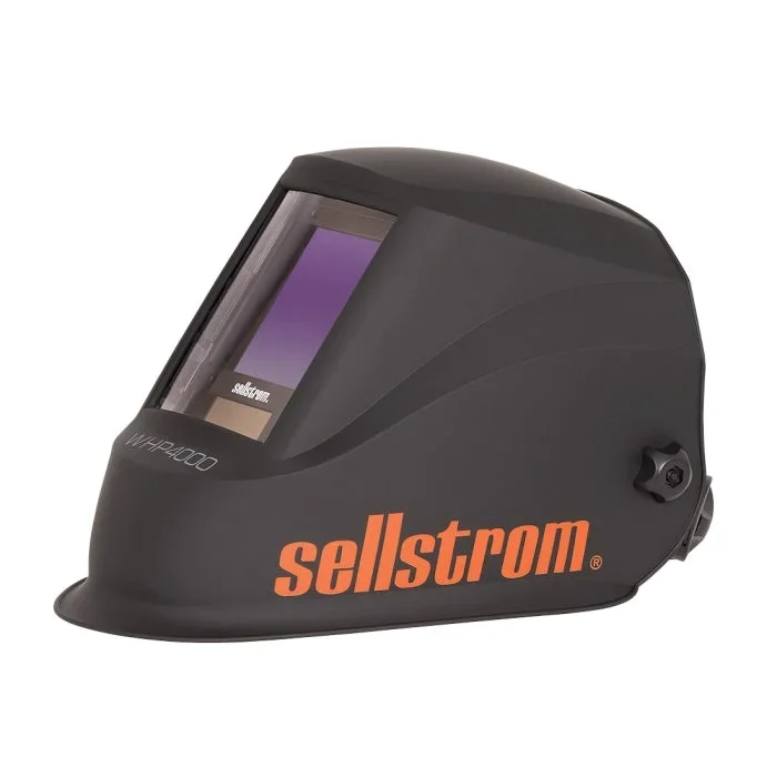 sellstrom S26400 Premium Lightweight Welding Helmet with Extra Large Blue Lens Technology Variable ADF