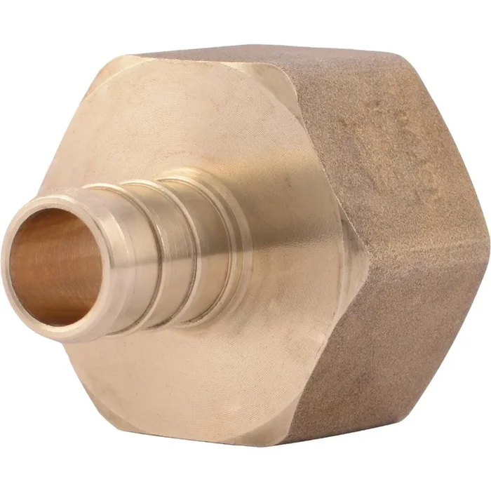 SharkBite UC068LFA Barb x FIP Brass PEX Adapter