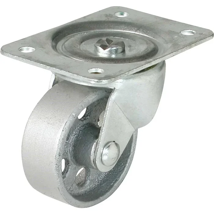 Shepherd Hardware 9782 Cast-Iron General-Duty Swivel Plate Caster