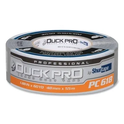 Shurtape 105516 PC 618S Duck Pro by Shurtape Professional Grade Co-Extruded Cloth Duct Tape 48 mm W x 55 m L x 10 mil Thick