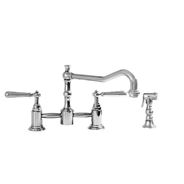 SIGMA Pillar Style Kitchen Faucet with Handspray LOIRE CHROME .26