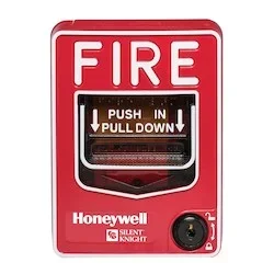 Silent Knight PS-DA Pull Station, Dual Action, Key Reset