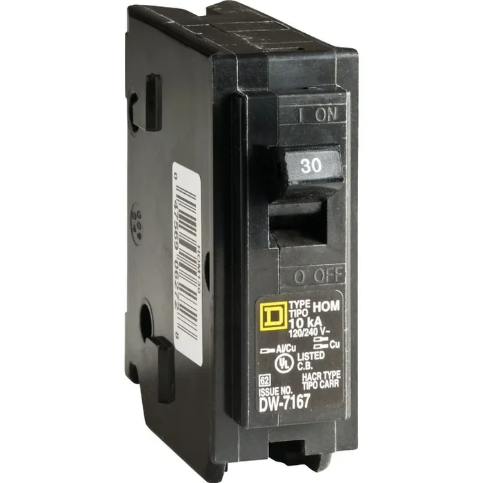 Square D HOM130CP Single-Pole Circuit Breaker 30A
