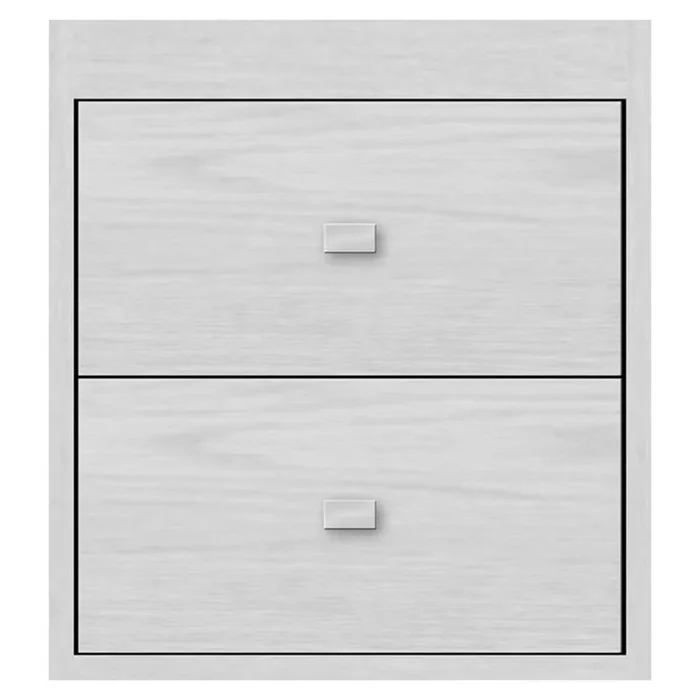 Strasser Woodenworks 18 X 18.5 X 19.75 Sodo Inset Wall Mount Drw Bank Tiered Miter Midnight Oak