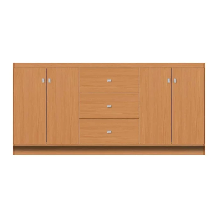 Strasser Woodenworks 72 X 21 X 34.5 Montlake View Vanity Tiered Miter Nat Oak Db