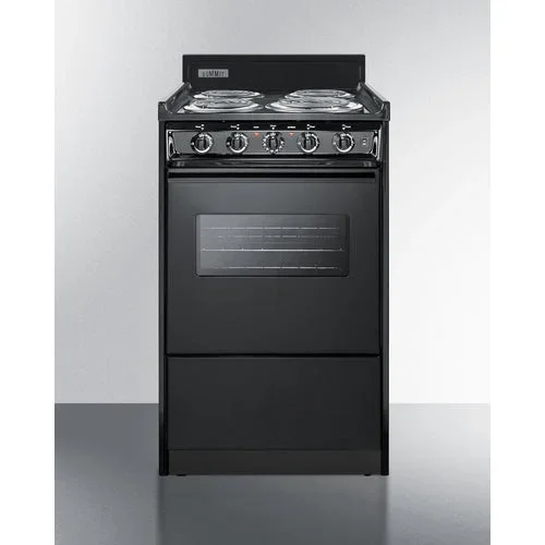 Summit Appliance TEM110CW 20 Wide Electric Range