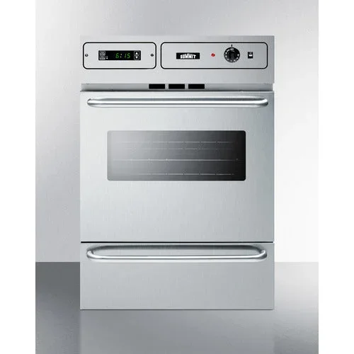 Summit Appliance TTM7882BKW SGL WALL OVEN SS 24 NAT