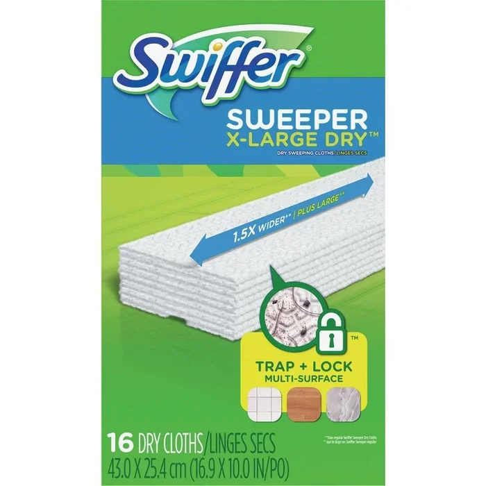 Swiffer 96826 Sweeper Professional Dry Cloth Mop Refill 16-Count