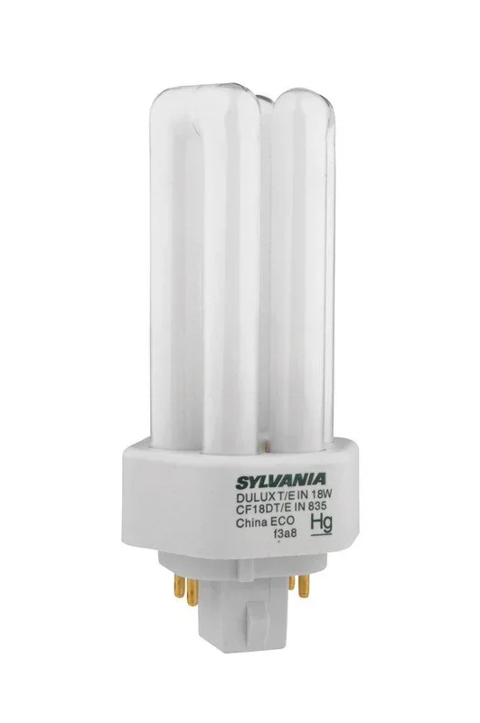 Sylvania 20871 Dulux T/E/IN 42W T4 Dimmable Compact Fluorescent Light Bulb with GX24q-4 Base