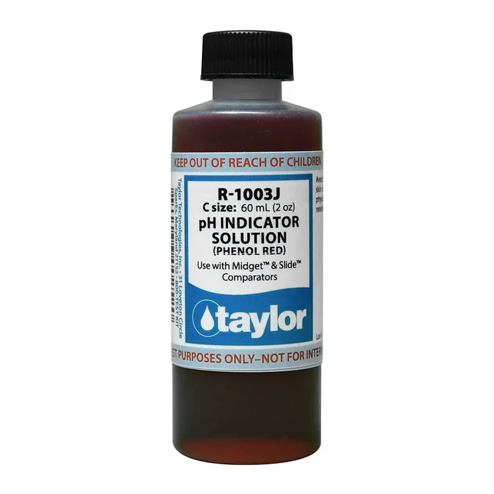 TAYLOR R-1003J-C-12 12/CS PHENOL RED INDICATOR 2 OZ