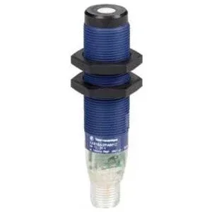 Telemecanique Sensors VM18VAQ VM18 Series Ultrasonic Sensor Plastic 40 mA 15/24V dc M18 x 1 Thread 77.62 L x 18 H x 18 W x 18 D mm