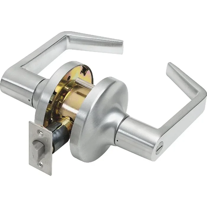 Tell CL100016 Satin Chrome Privacy Door Lever