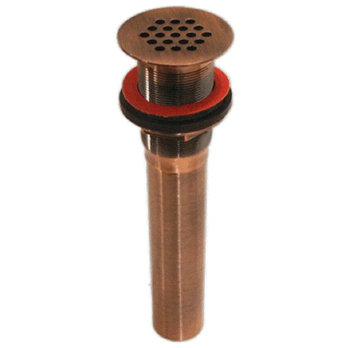 THOMPSON TRADERS INC TDG-15PC DRAIN 1-1/2′ POLISHED COPPER GRID STRAINER TYPE