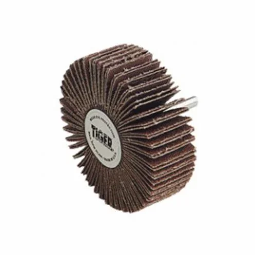 Tiger 52016 Stem Mount Coated Abrasive Flap Wheel 2 in Diameter 80 Grit