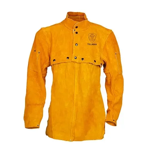 Tillman 3221204X Cape Sleeves and Bib Premium Side Split Cowhide 4X-Large