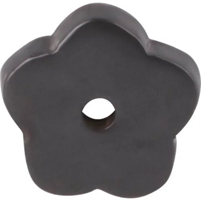 Top Knobs Aspen Flower Backplate 1 Inch Medium Bronze