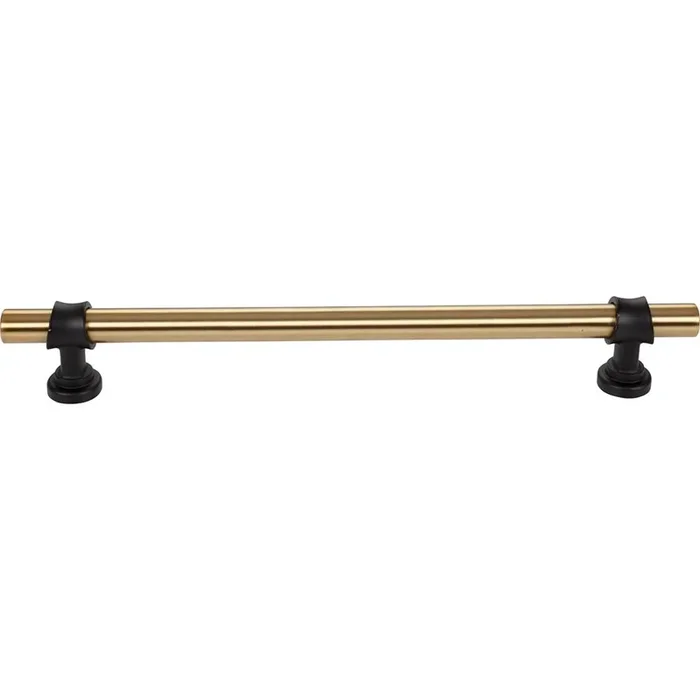 Top Knobs Bit Appliance Pull 12 Inch (c-c) Honey Bronze and Flat Black