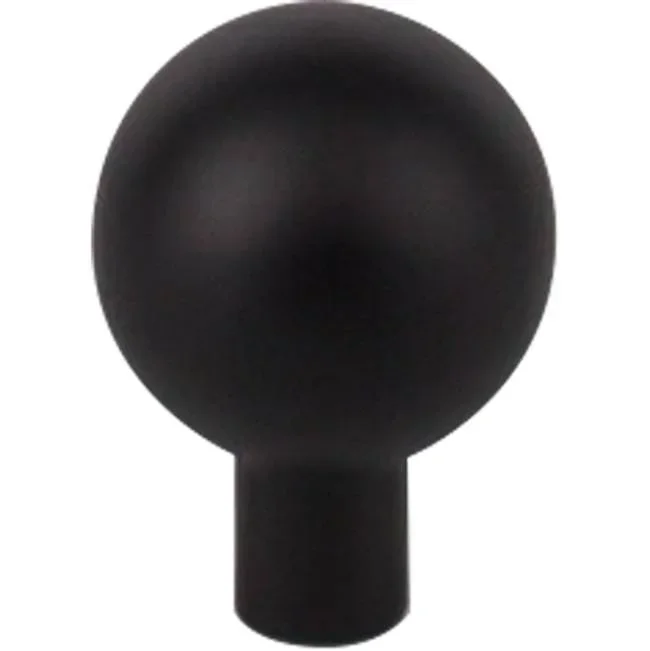 Top Knobs Brookline Knob 1 Inch Flat Black