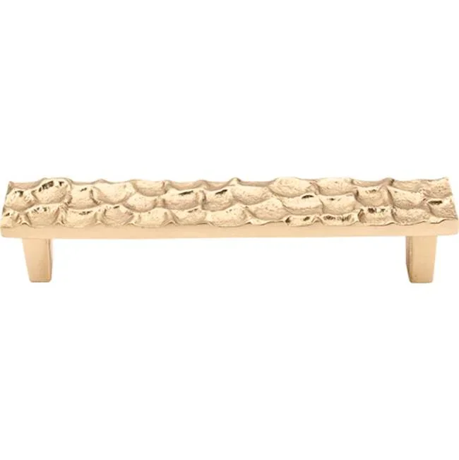 Top Knobs Cobblestone Pull 5 1/16 Inch (c-c) Brass