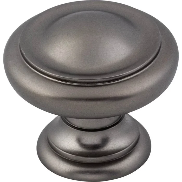 Top Knobs Dome Knob 1 1/8 Inch Ash Gray