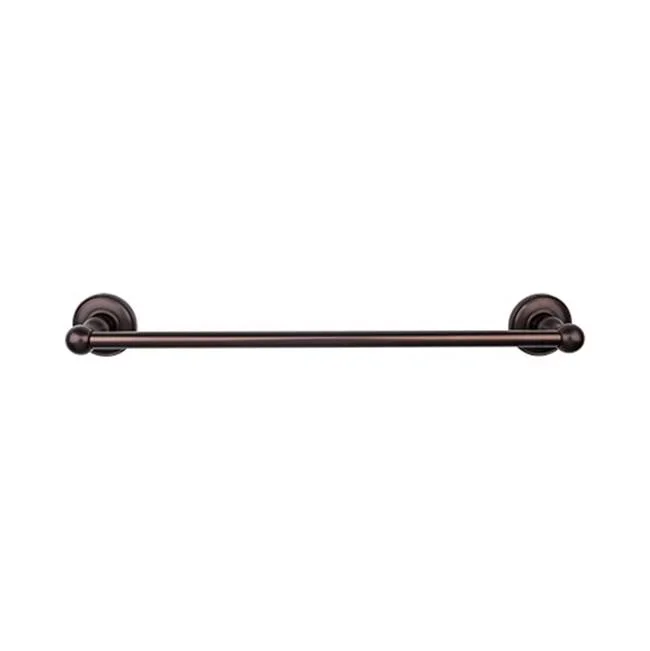 Top Knobs Edwardian Bath Towel Bar 24 Inch Single – Plain Bplate Oil Rubbed Bronze