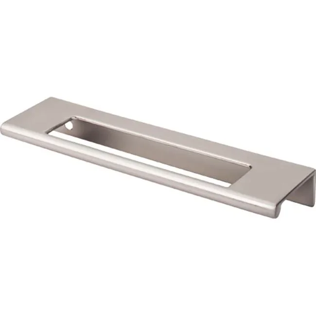 Top Knobs Europa Cut Out Tab Pull 5 Inch (c-c) Brushed Satin Nickel