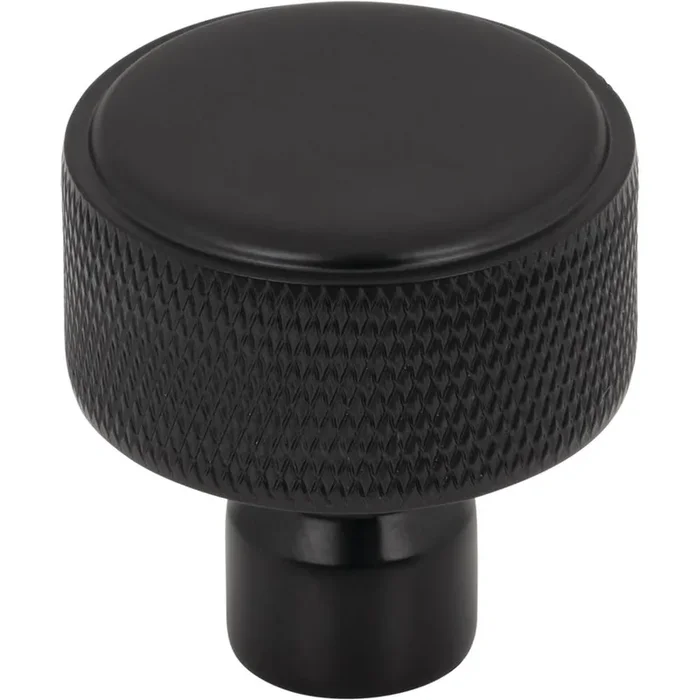 Top Knobs Garrison Knob 1 1/4 Inch Flat Black