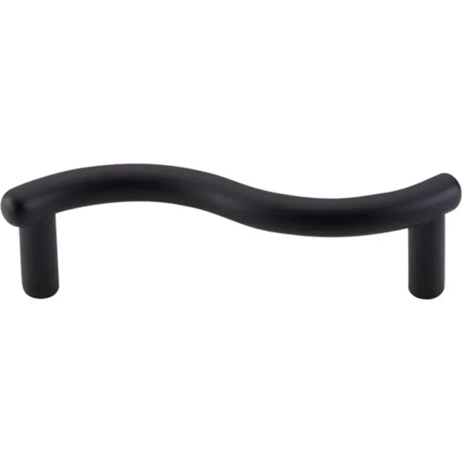 Top Knobs Spiral Pull 3 Inch (c-c) Flat Black