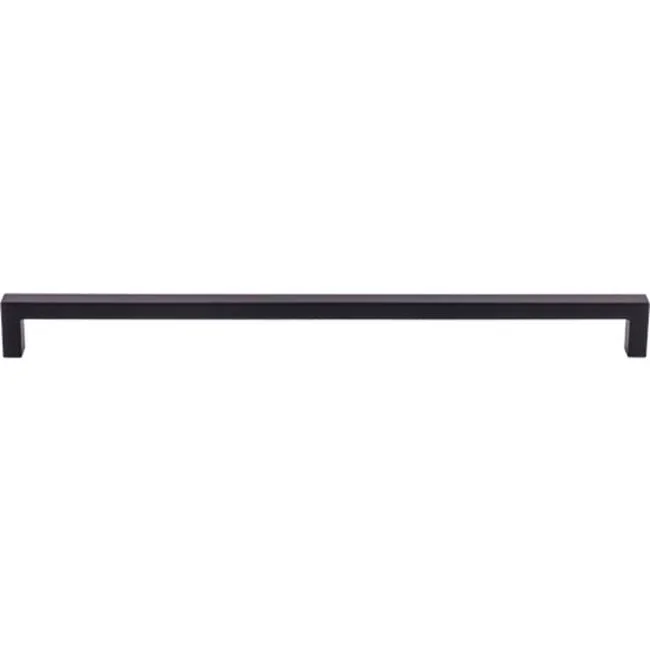Top Knobs Square Bar Pull 12 5/8 Inch (c-c) Flat Black