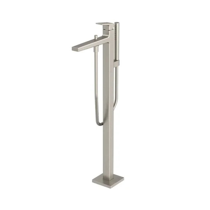 TOTO GB Freestanding Bathroom Tub Filler with COMFORT GLIDE™ and COMFORT WAVE™, Brushed Nickel