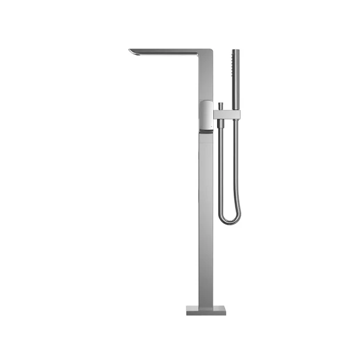 Toto TBG02306U#CP GR Single-Handle Freestanding Tub Filler Faucet with Handshower, Polished Chrome