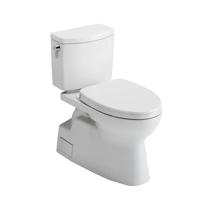TOTO Vespin® II 1G Two-Piece Elongated 1.0 GPF Universal Height Toilet with CEFIONTECT and SS124 SoftClose Seat, WASHLET+ Ready, Bone