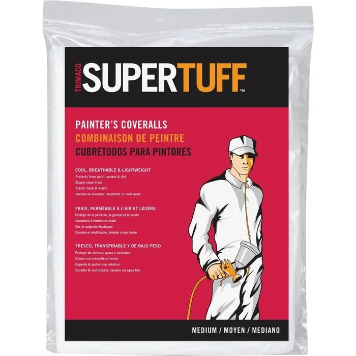 Trimaco 09901 SuperTuff Medium Reusable Painter’s Coveralls
