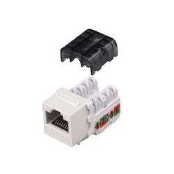 Vanco 820426 CAT6 90 Degree Keystone Insert 8-Conductor White