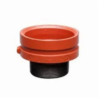 Victaulic FB29052P00 No. 52 1-1/2 x 1 x 2-1/2 in. Grooved x Threaded 1000 psi Orange Enamel and Painted Ductile Iron Concentric Reducer