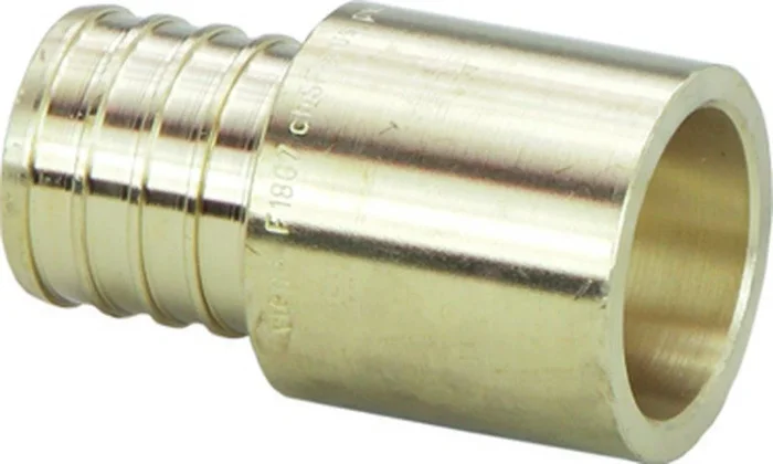 VIEGA 46622 PEX Crimp Brass Adapter Combination – Copper Tubing or Fitting Lead-Free Crimp x C or FTG 3/8 x 3/8 or 1/2 * CLEARANCE *