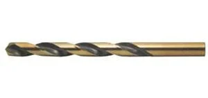 Viking Drill 05620 1/8 x 2-3/4, 1-5/8 Twist Flute, Nitro-Carburized, Heavy Duty High Speed Steel, 135D Split Point Drill Bit