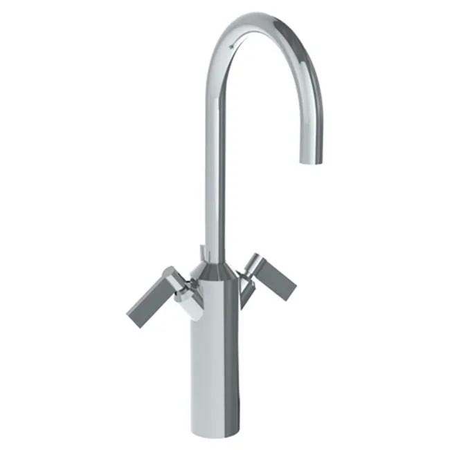 Watermark Deck Mounted 2 Handle Extended Monoblock Lavatory Mixer